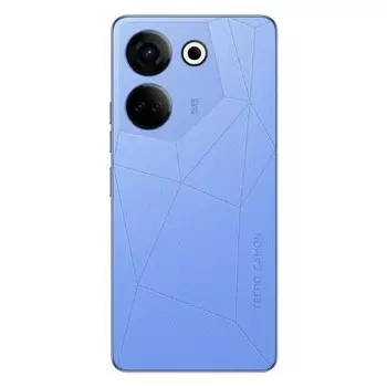 Смартфон Tecno Camon 20 Pro, 6.7", 8 Гб, 256 Гб, 64 Мп, 32 Мп, 2 sim, 5000 мАч, NFC, синий