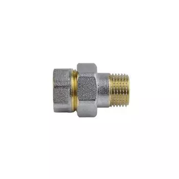 Соединитель Aquasfera 9013-01, американка, 1/2", внутренняя/наружная резьба, никел. латунь