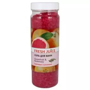 Соль для ванн Fresh Juice «Грейпфрут», 700 г