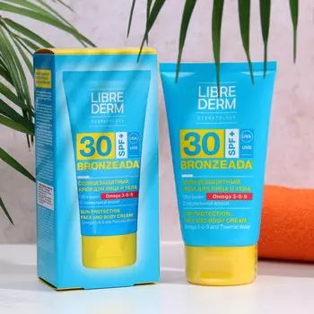 Солнцезащитный крем для лица и тела LIBREDERM 30 SPF+ с Омега 3-6-9, 150 мл