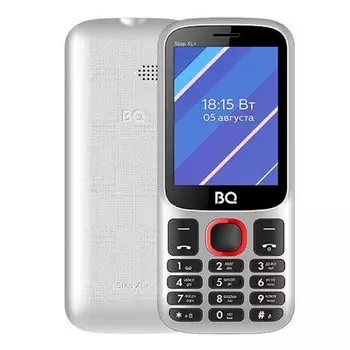Сотовый телефон BQ M-2820 Step XL+, 2.8", 2 sim, 32Мб, microSD, 1000 мАч, бело-красный