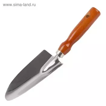 Совок посадочный, длина 29 см, деревянная ручка, GRINDA