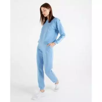 Костюм женский (свитшот, брюки) MINAKU: Casual Collection, размер 48, голубой
