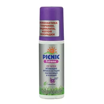 Спрей от насекомых Picnic Extreme, репеллентный, 100 мл