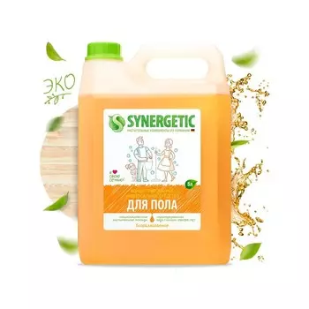 Средство для мытья полов, стен и поверхностей Synergetic, 5 л