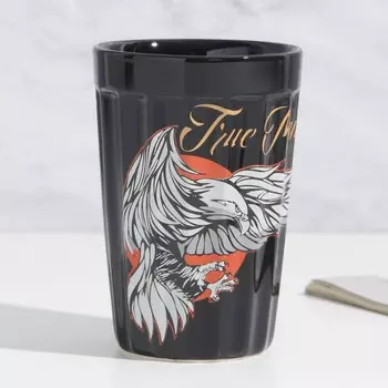 Стакан гранёный керамический True man, 230 мл