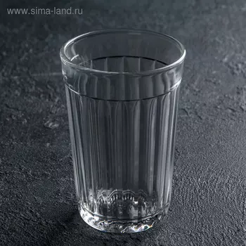 Стакан гранёный 250 мл, стекло, прозрачный