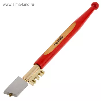 Стеклорез алмазный Sparta 872405, ручка дерево