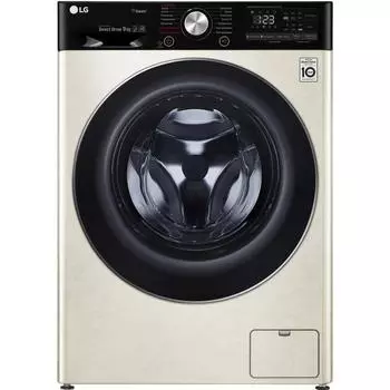 Стиральная машина LG F4V5VS9B, класс A, 1400 об/мин, 9 кг, бежевая