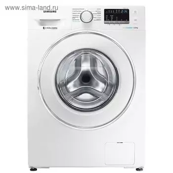 Стиральная машина Samsung WW65J42E0JW, класс А, 1200 об/мин, 6.5 кг, дисплей, белая