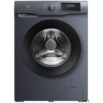 Стиральная машина TСL TWOF-606W10B1, класс А+, 1000 об/мин, до 6 кг, тёмно-серая
