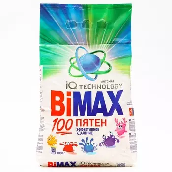 Стиральный порошок BiMax «100 пятен», автомат, 3 кг