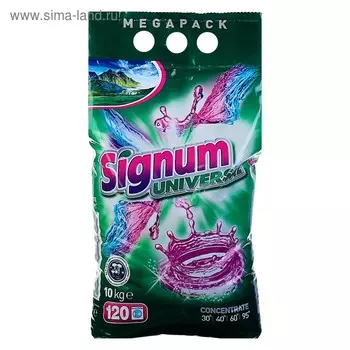 Стиральный порошок Signum Universal, 10 кг
