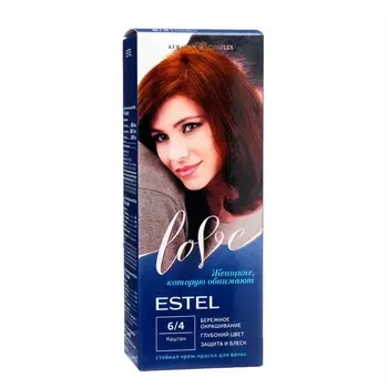 Стойкая крем-краска для волос ESTEL LOVE каштан