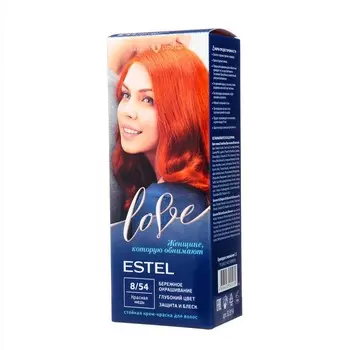 Стойкая крем-краска для волос ESTEL LOVE красная медь