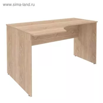 Стол эргономичный SIMPLE SET160-1(L), 1600900760 мм,цвет дуб сонома светлый