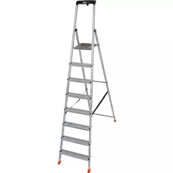 Стремянка KRAUSE SAFETY 8, алюминиевая. 8 ступеней