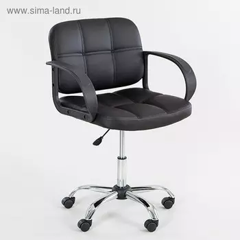 Стул для клиента Nuto (хром), цвет чёрный