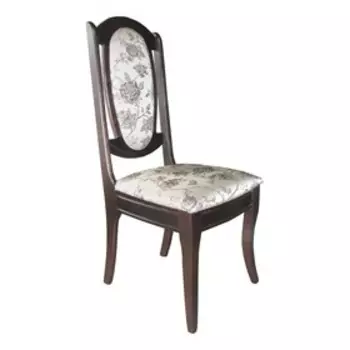 Стул Королевский, 550х450х1060, Венге/Розы светлые