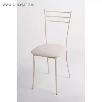 Стул на металлокаркасе Хлоя СТ бежевый/бенгал снежный