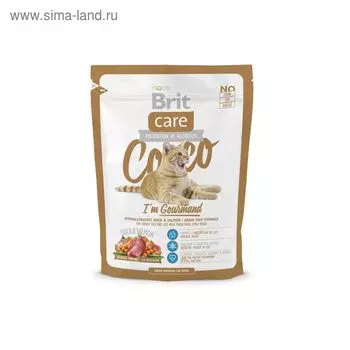 Сухой корм Brit Care Cat Cocco Gourmand для привередливых кошек, 400 г