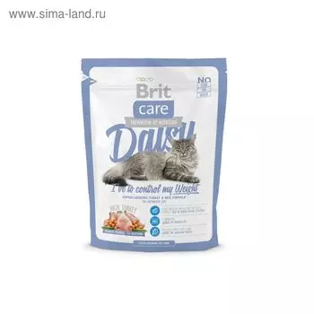 Сухой корм Brit Care Cat Daisy для кошек склонных к полноте, 400 г