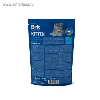 Сухой корм Brit Premium Сat Kitten для котят, курица, 800 г