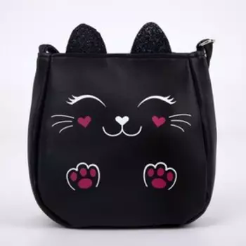 Сумка детская для девочки «Чёрный котик»