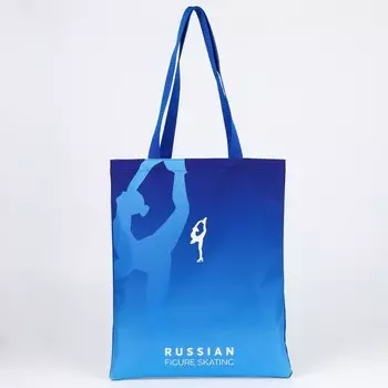 Сумка шоппер Putin team, 35 х 40 х 0.5 см, синяя