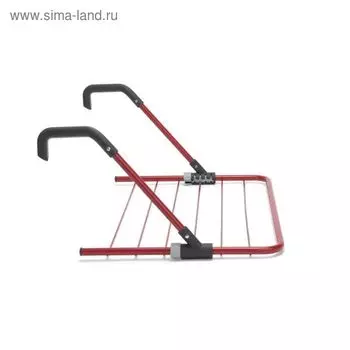 Сушилка для белья Brabantia, навесная, цвет красный, 4.5 м