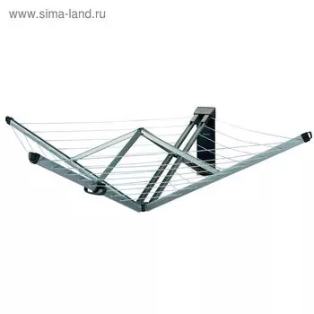Сушилка для белья WallFixBrabantia WallFix, настенная, с чехлом, 24 м