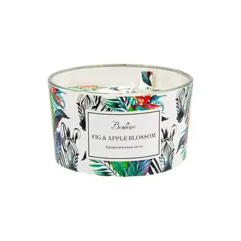 Свеча ароматическая в стекле FIG & APPLE BLOSSOM, 10,76 см