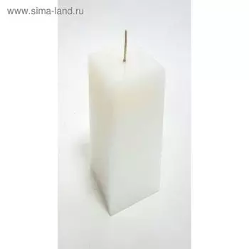 Свеча куб, белая, 5х15см