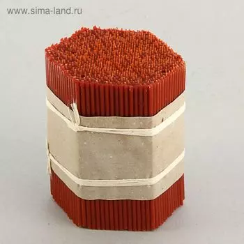 Свечи церковные, красные, №140, упаковка 2 кг