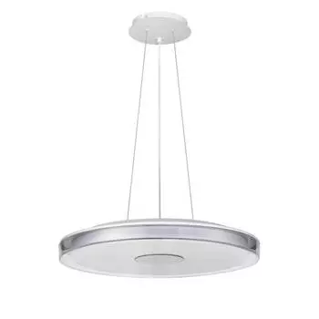 Светильник Flash, 64Вт LED, 3000+6500K, 3840lm, цвет серебро, хром