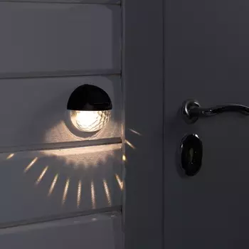 Светильник на солнечной батарее Еврогарант "Техно Солнце" 19x5 см, IP44, 1 LED, Т/БЕЛЫЙ
