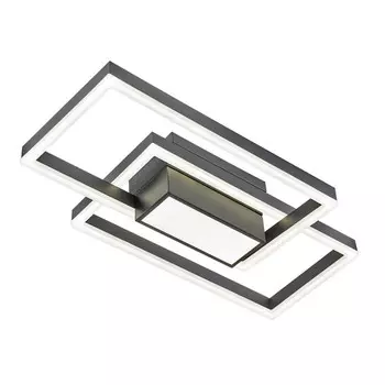 Светильник потолочный Escada, 10242/3LED. 1х90Вт, LED, 6496Лм, 3000/4000/6500К, 550х297х120 мм, цвет черный