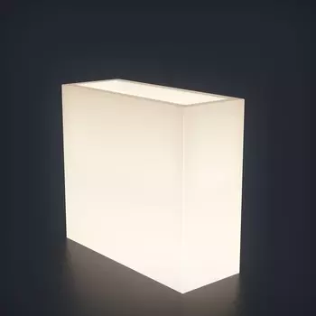 Светодиодное кашпо High S, 90 71 31 см, IP65, аккумулятор, свечение RGB
