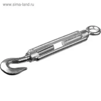 Талреп STAYER DIN 1480, крюк-кольцо, цинк, М8, 10 шт.