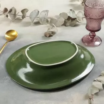 Тарелка Punto verde, 900 мл, 31,5×23 см