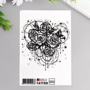 Татуировка "Розы" 10х15 см
