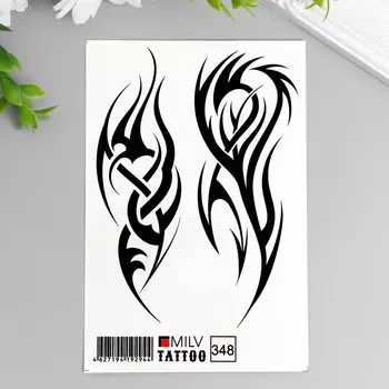 Татуировка "Дракон. Трайбл" 10х15 см