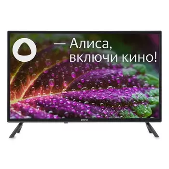Телевизор Digma DM-LED32SBB31, 32", 1366768, DVB-C/T2/S/S2, HDMI3, USB2, SmartTV, черный