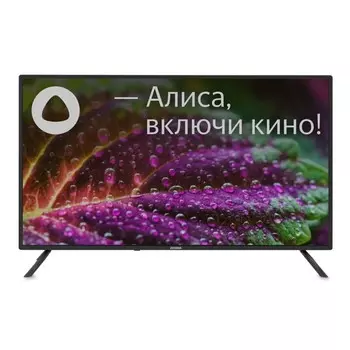 Телевизор Digma DM-LED40SBB31, 40", 1920x1080, DVB-T/T2/C/S/S2, HDMI 3, USB 2, Smart TV