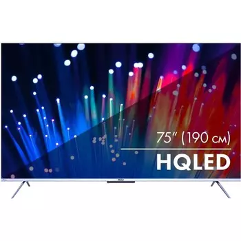 Телевизор Haier SMART TV S3, 75", 3840x2160, DVB-T2/C/S2, HDMI 4, USB 2, Smart TV, чёрный