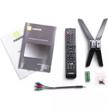 Телевизор Harper 43F660T, 43", 1920x1080, DVB-T2, 3xHDMI, 1xUSB, черный
