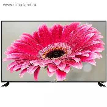 Телевизор Harper 58U750TS, 58", 2160p, DVB-T2/C/S2, 3xHDMI, 2xUSB, Smart TV, чёрный