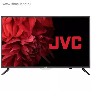 Телевизор JVC LT-32M585, 32", 1366х768, DVB-T2/C, 3хHDMI, 2хUSB, SmartTV, чёрный