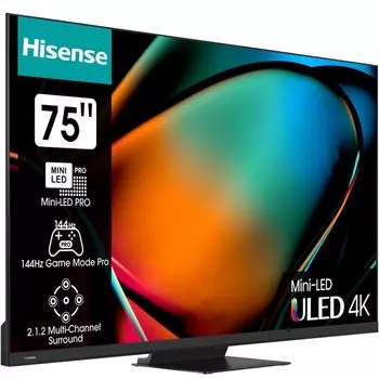 Телевизор LED Hisense 55" 55U8KQ темно-серый 4K Ultra HD 120Hz DVB-T DVB-T2 DVB-C DVB-S DVB 102953