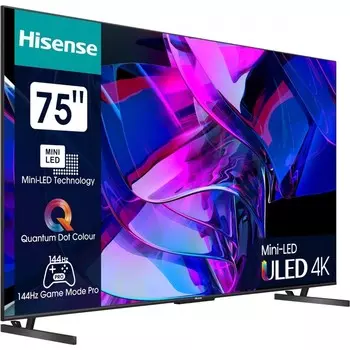 Телевизор LED Hisense 75" 75U7KQ темно-серый 4K Ultra HD 120Hz DVB-T DVB-T2 DVB-C DVB-S DVB 102953